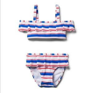 NWT! JANIE AND JACK TWO PEICE BATHING SUIT 👙 SZ.5